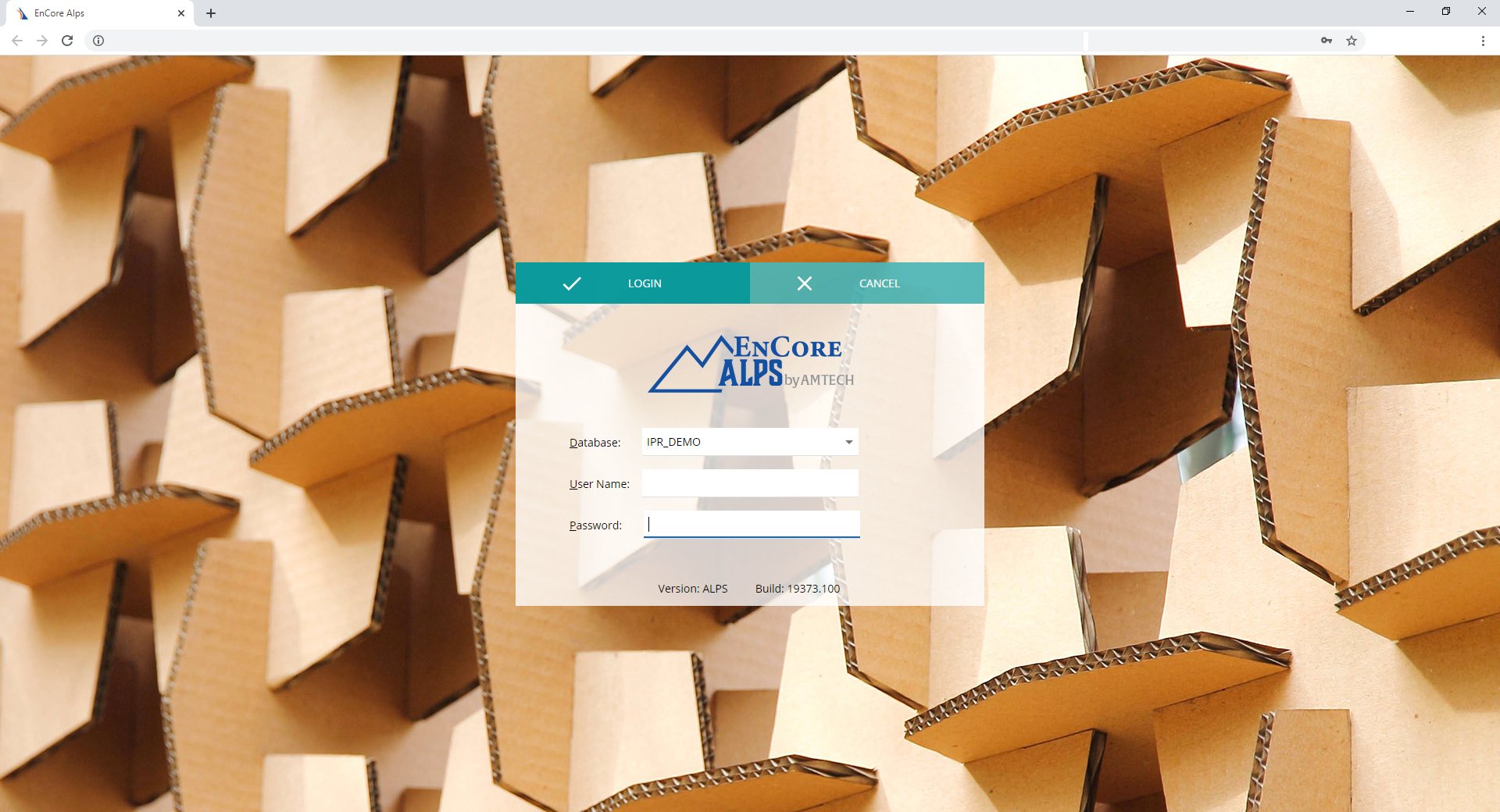 Wisej.NET login screen design example