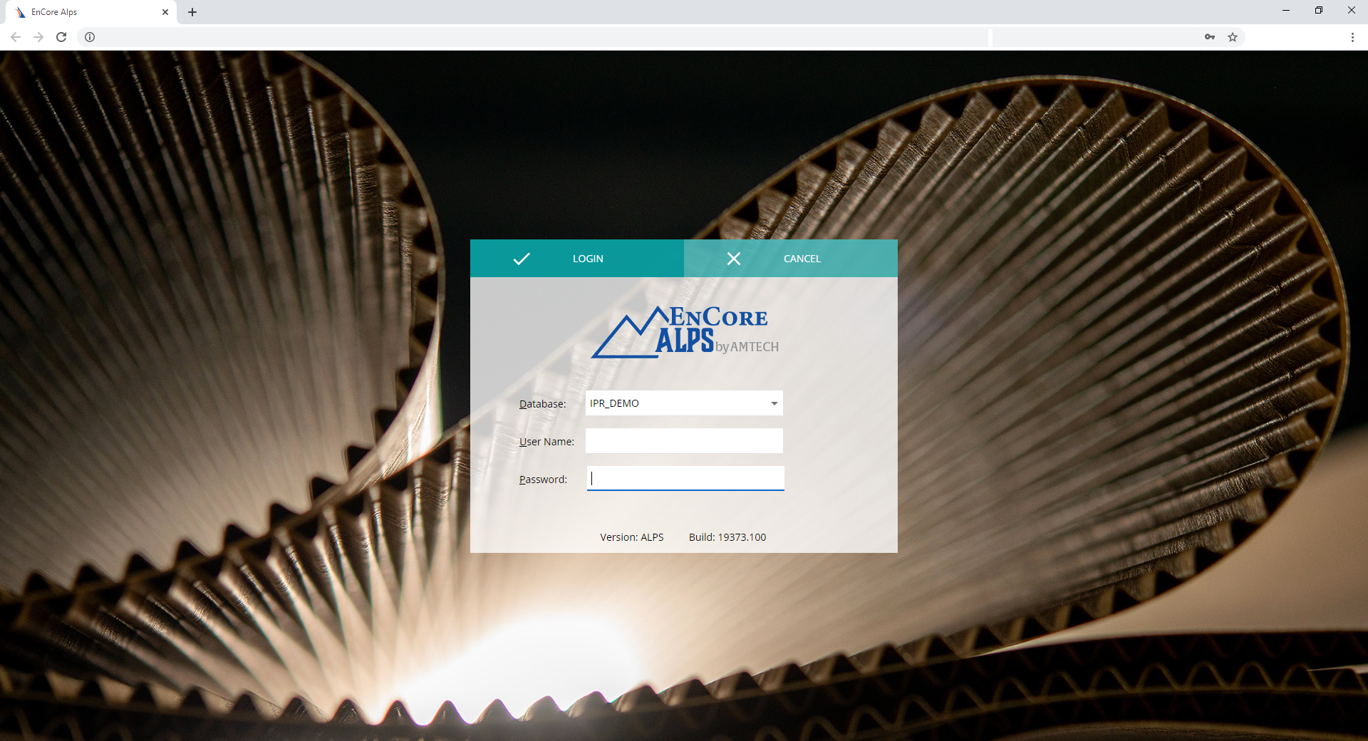 Wisej.NET login screen design example