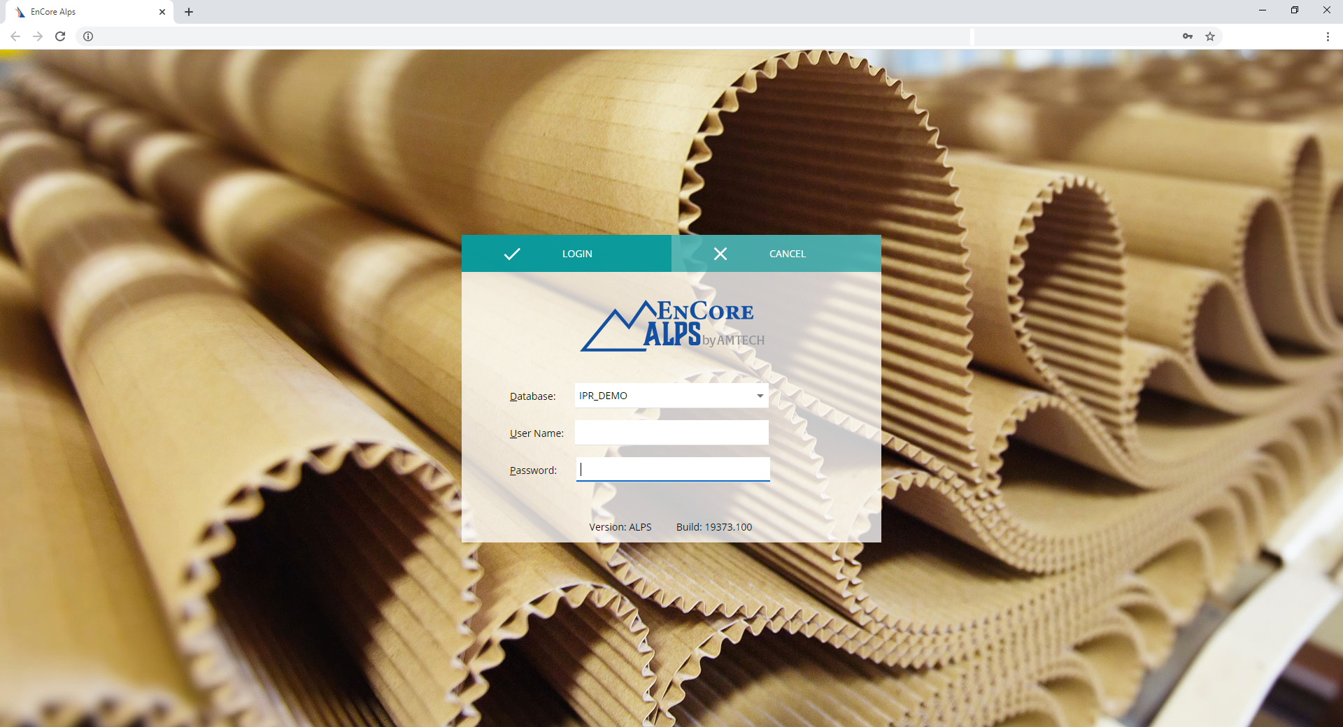 Wisej.NET login screen design example