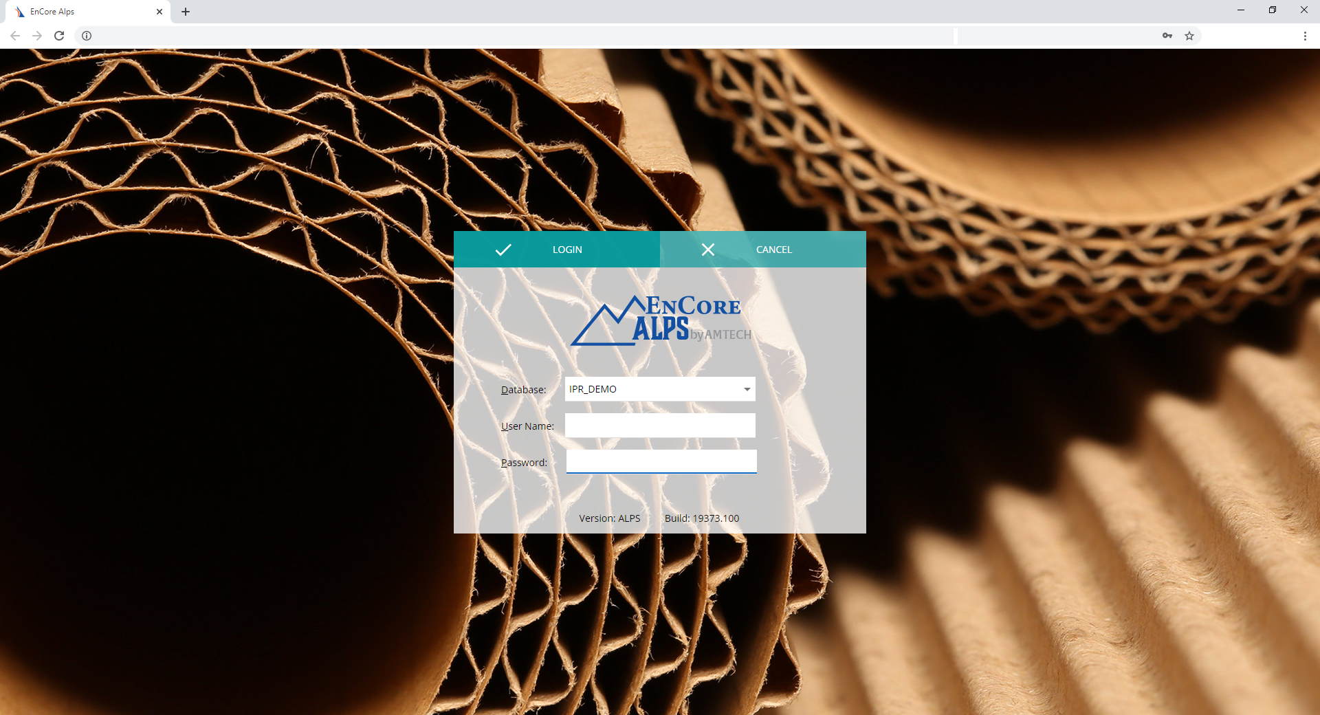 Wisej.NET login screen design example