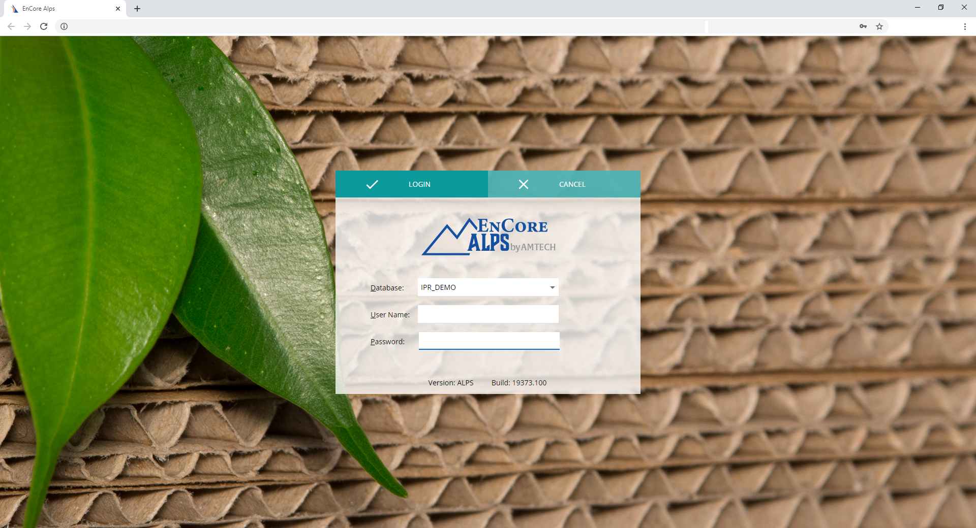Wisej.NET login screen design example