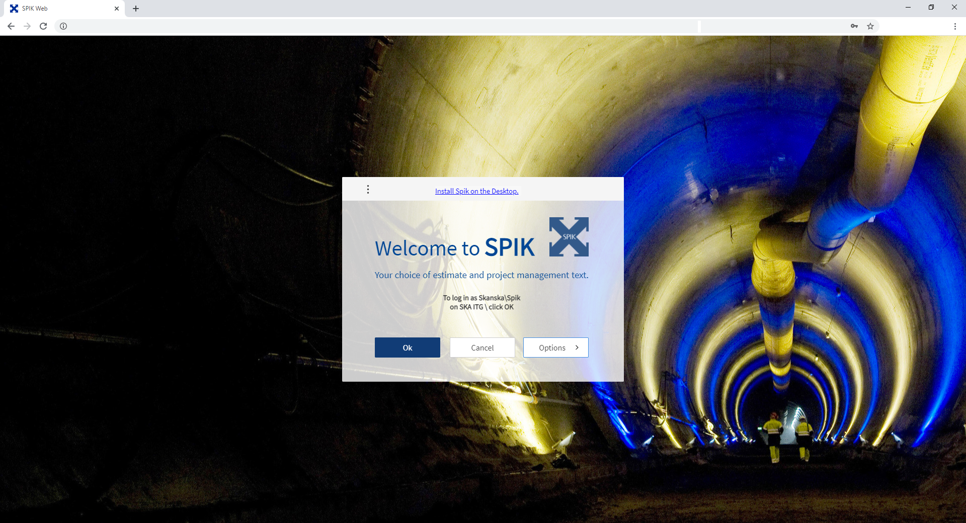 Wisej.NET login screen design example