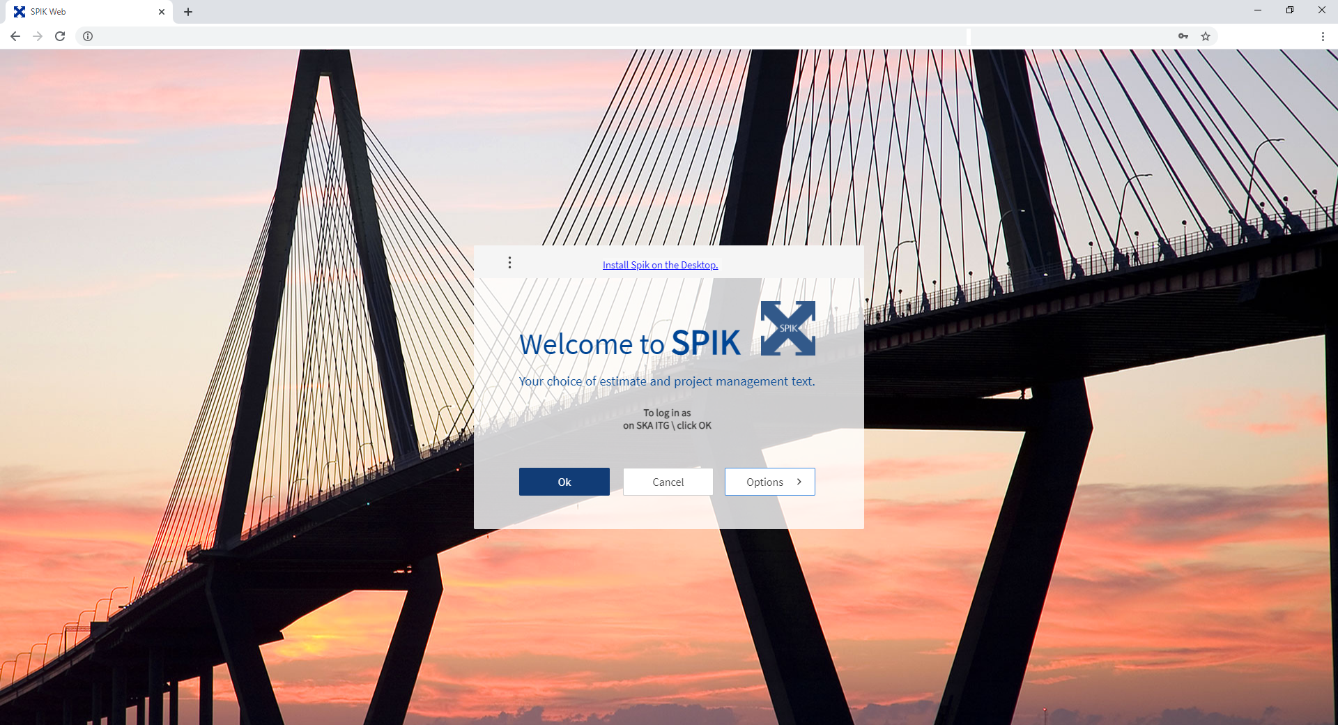 Wisej.NET login screen design example