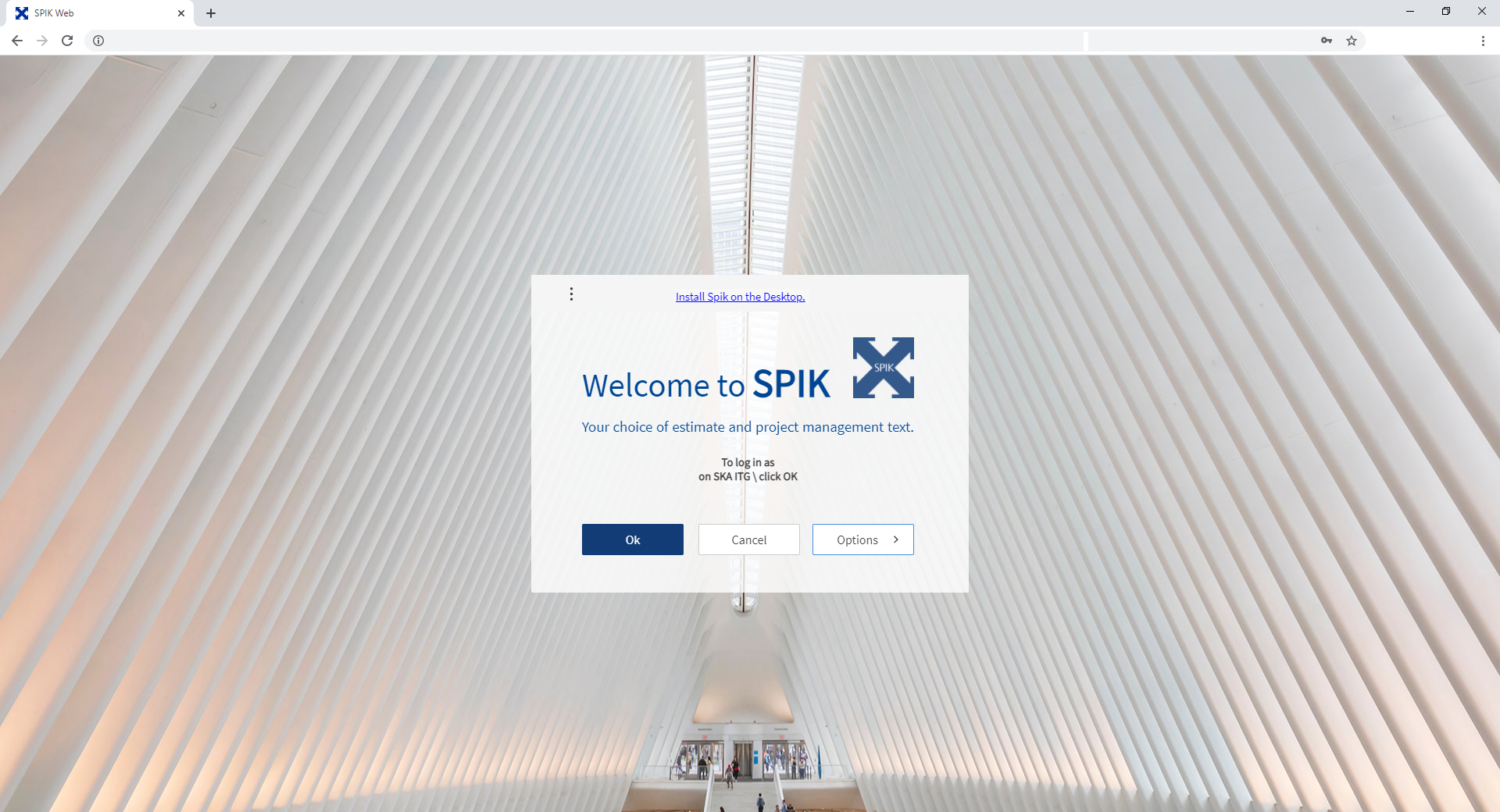 Wisej.NET login screen design example