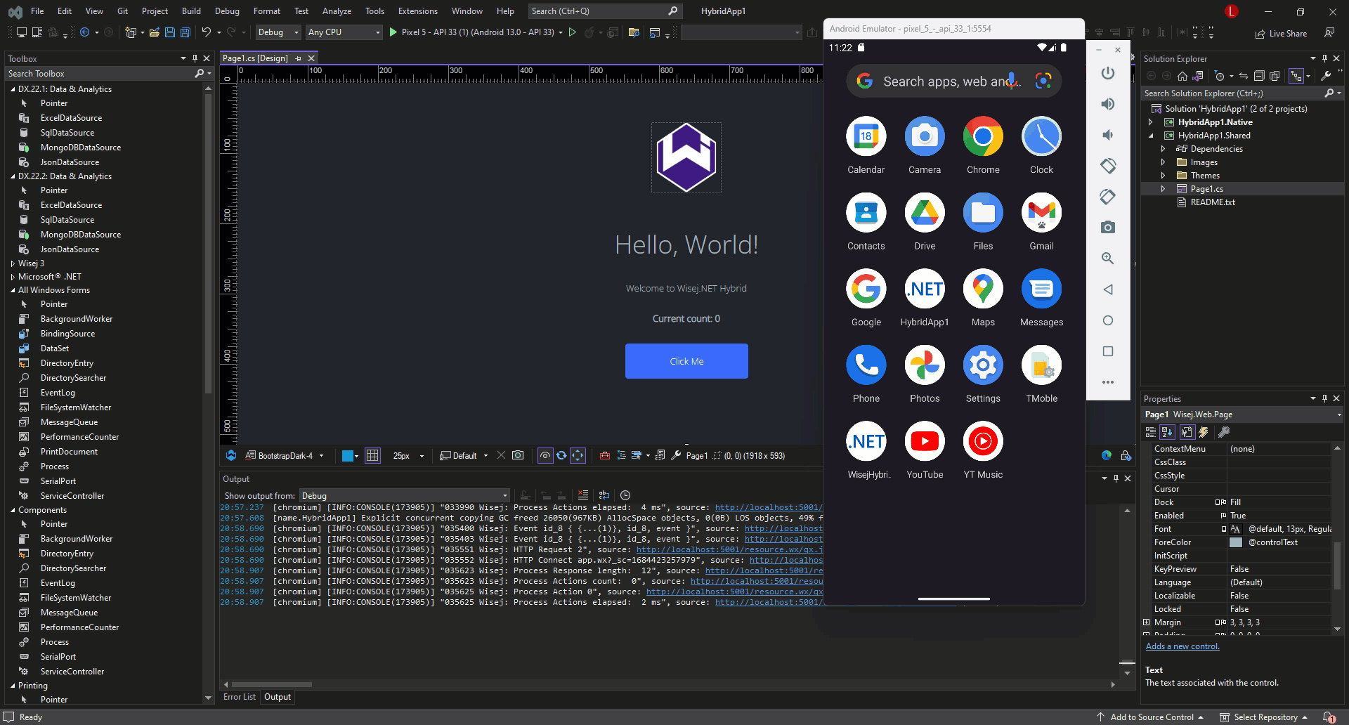 See what's Cooking: Wisej.NET 3.5