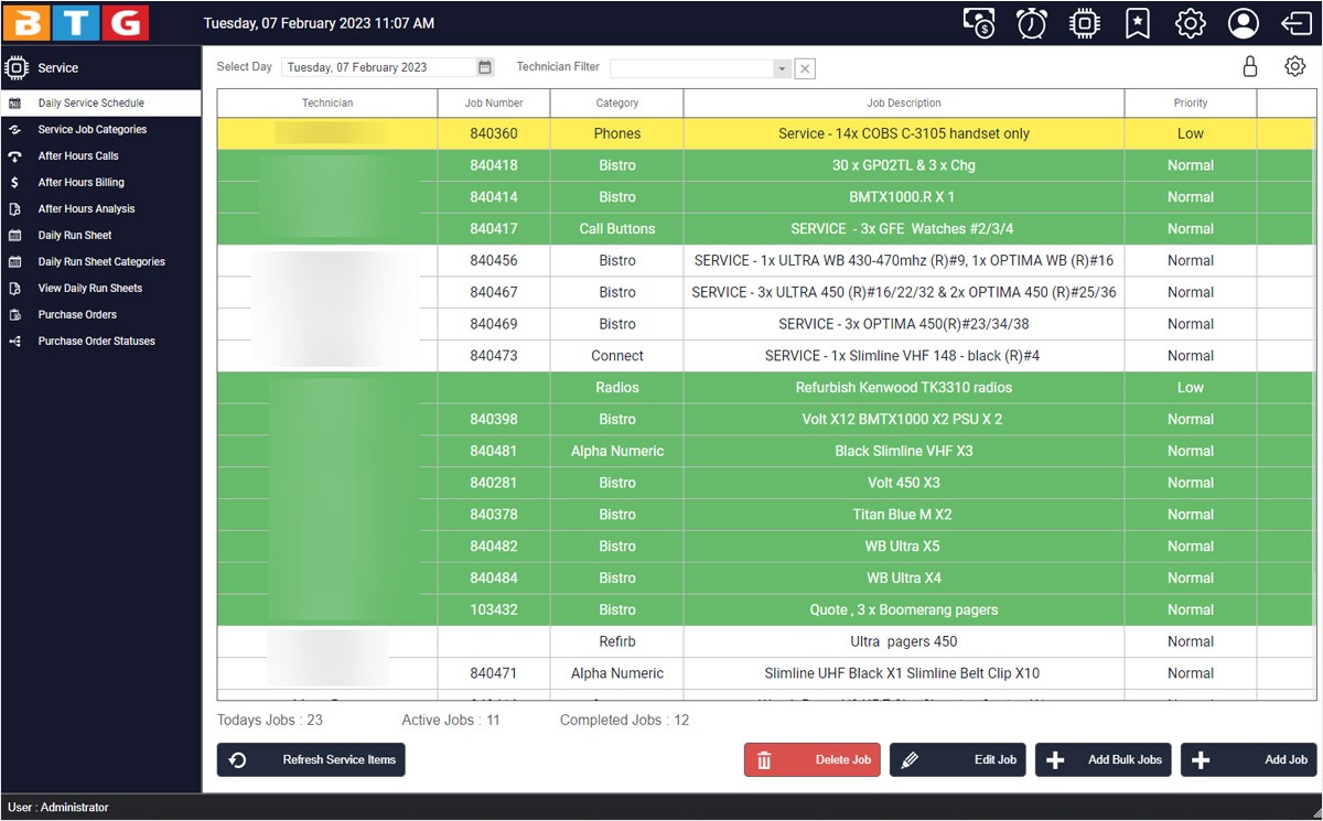Brighton Technologies Group communication and paging software running in a web browser with Wisej.NET