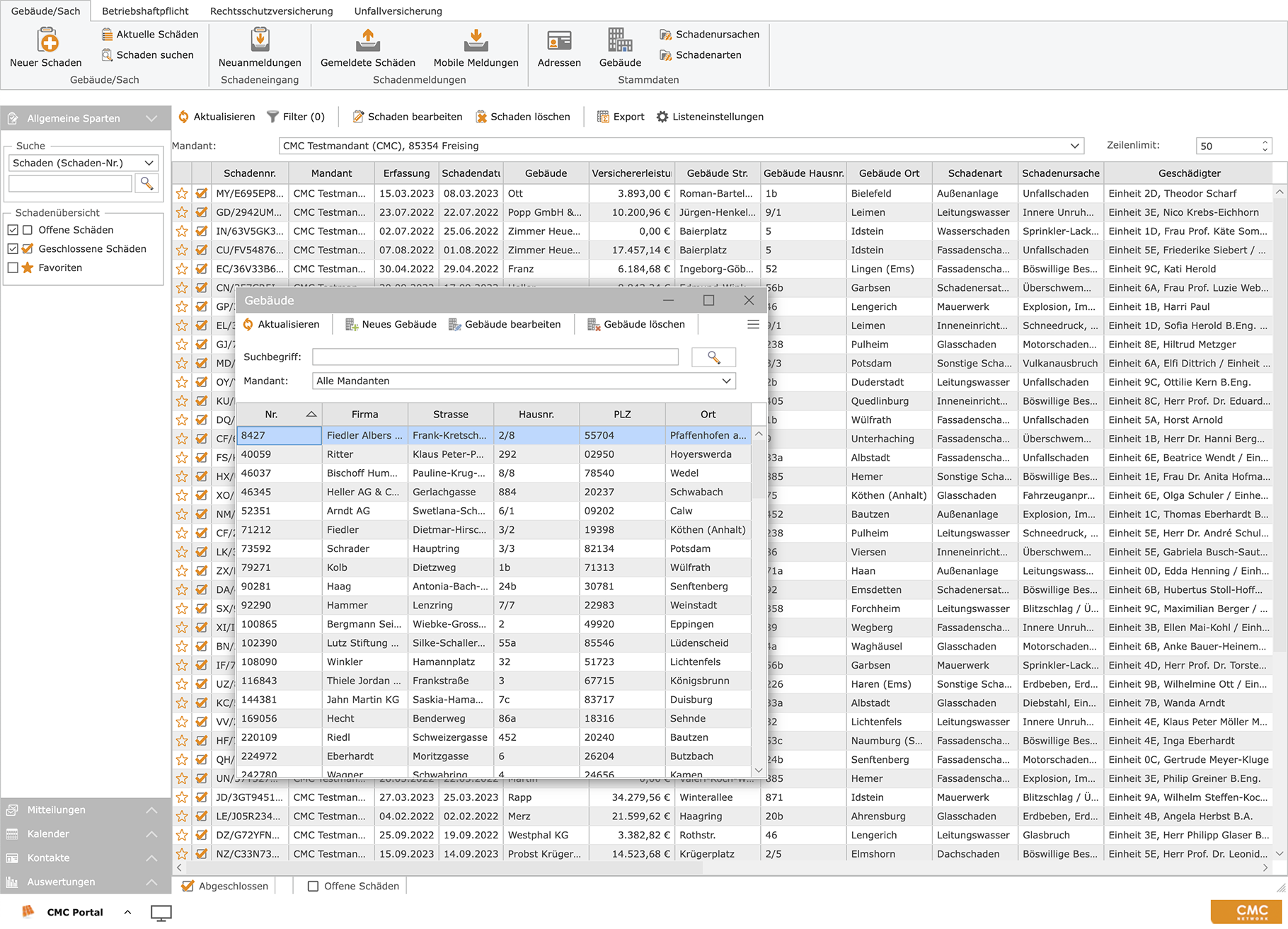 CMC risk and claim process view