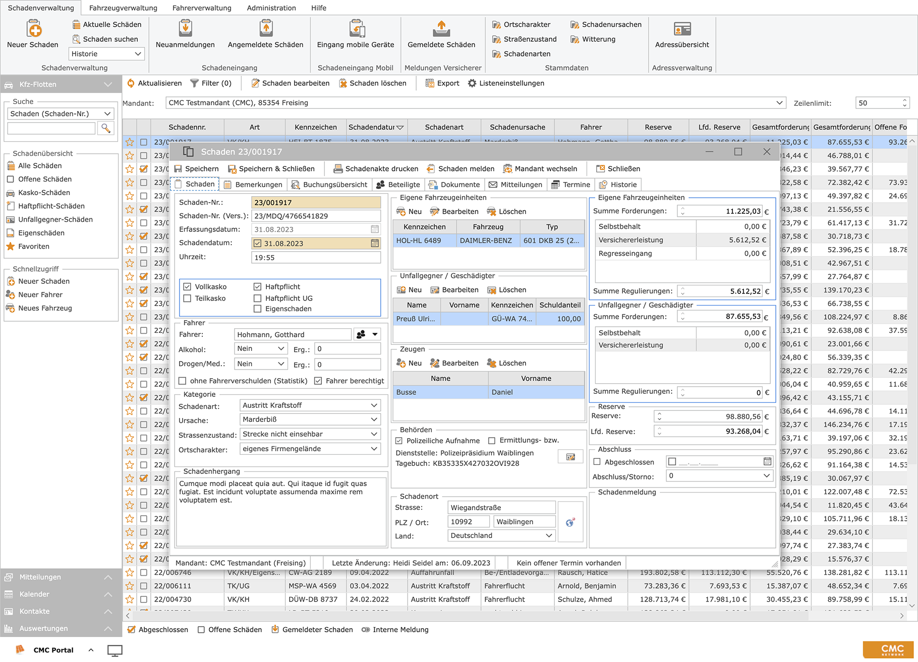 CMC workflow configuration screen