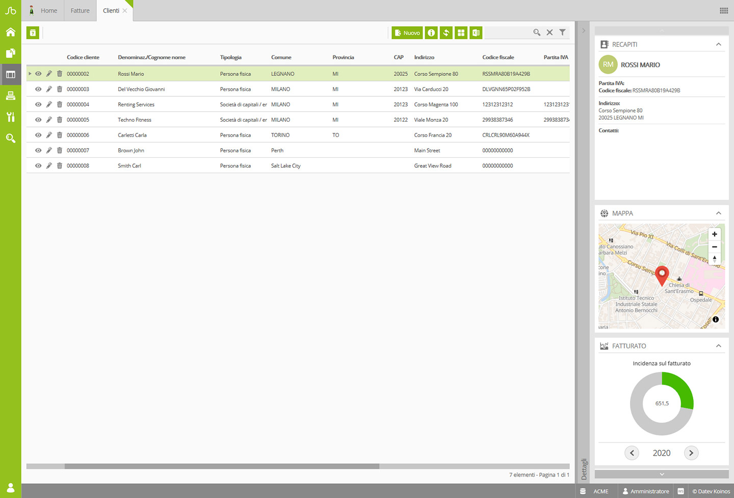 DATEV.it tax software screen