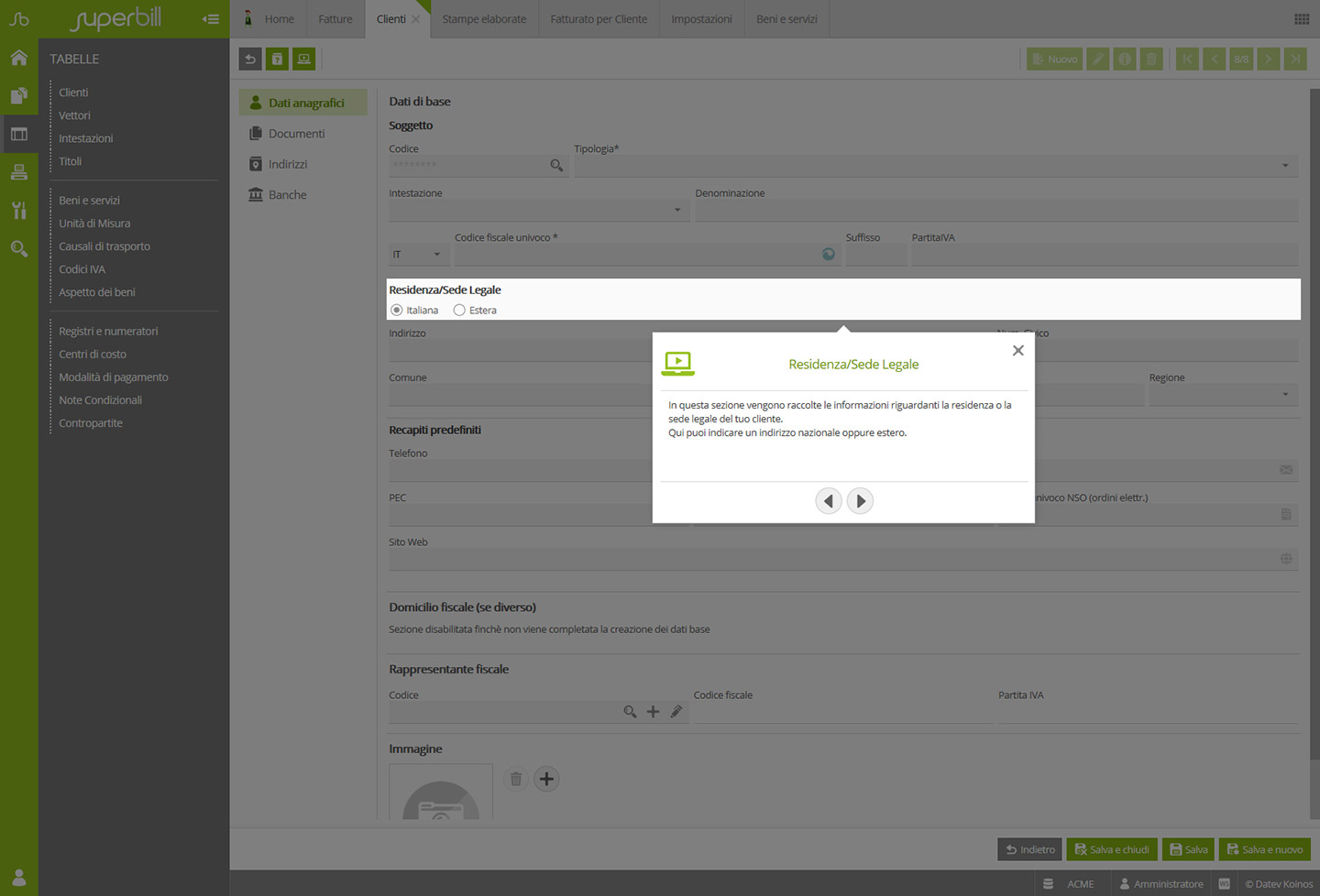 DATEV.it responsive interface on tablet