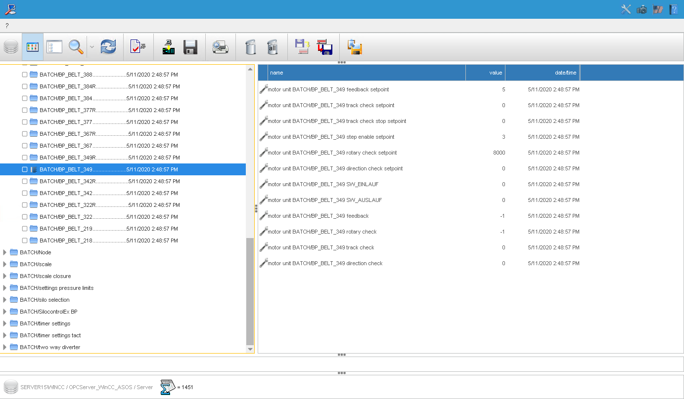 EME process visualization interface