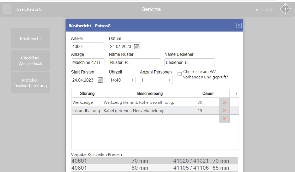 FIUKA web application built with Wisej.NET