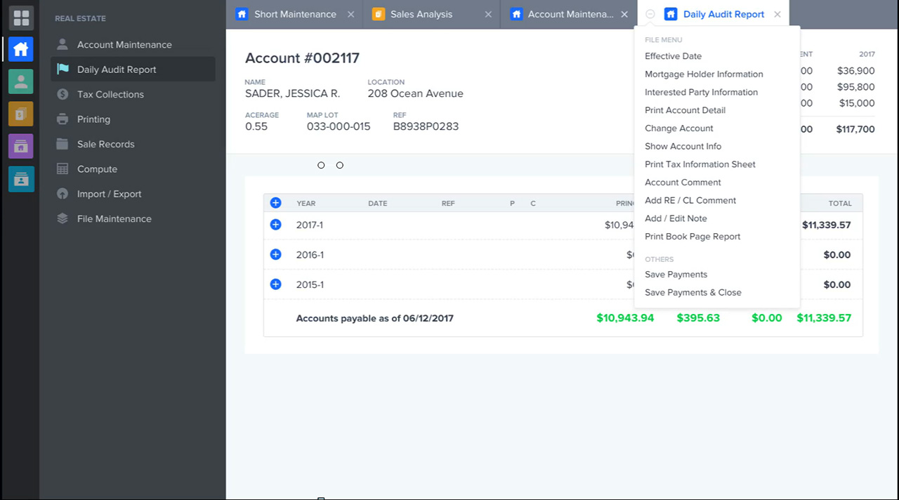 Harris HR management interface