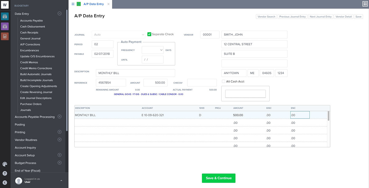 Harris reporting and search functionality