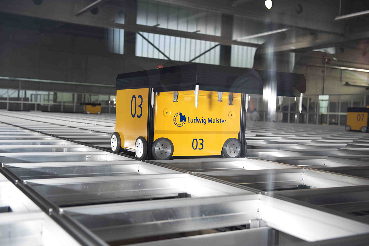 Ludwig Meister warehouse and Autostore system