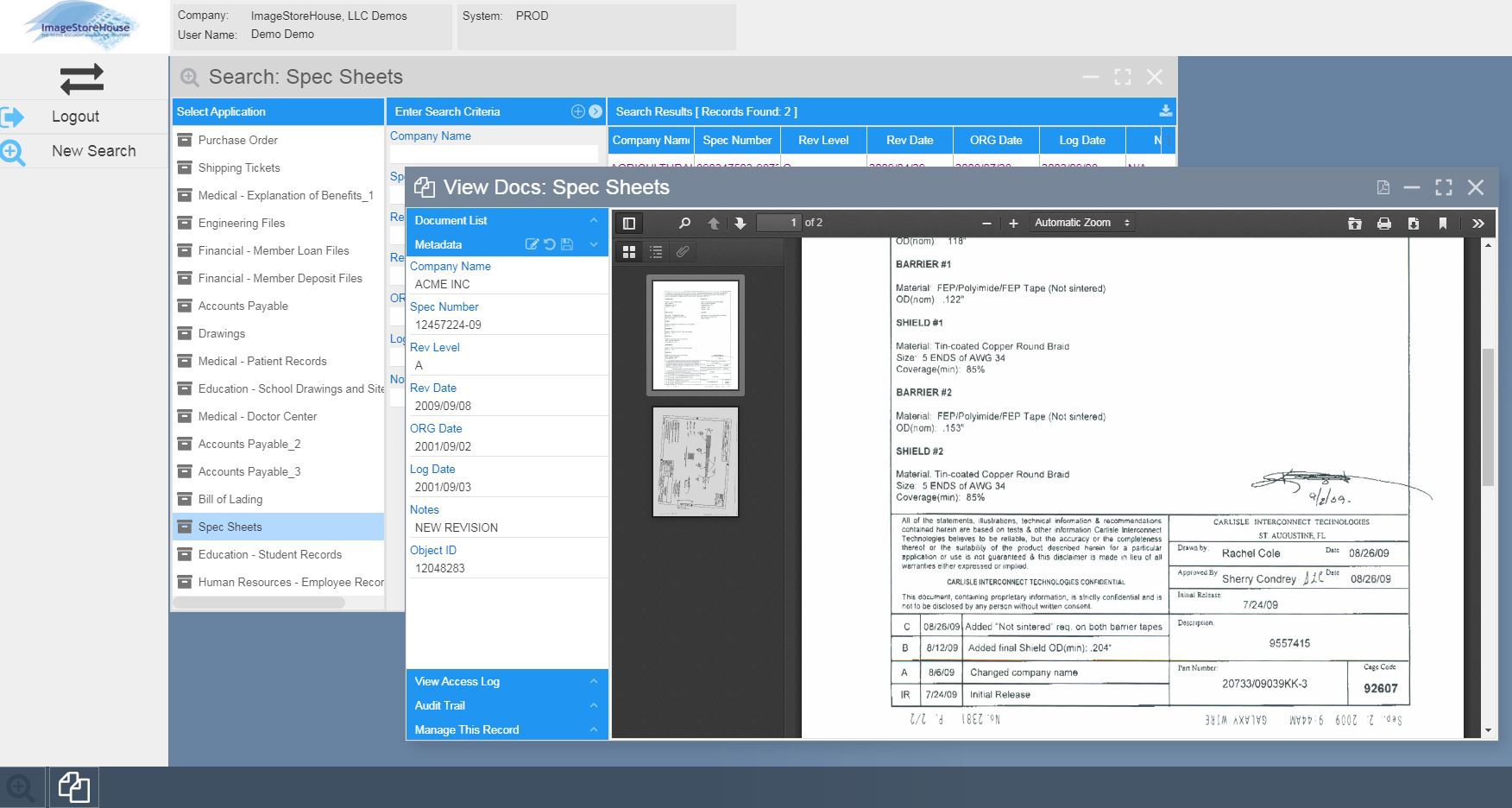 S-Logic application screen