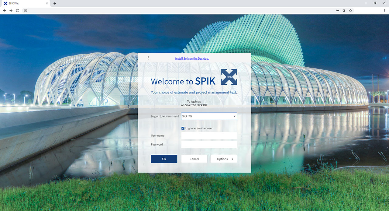 Skanska SPIK web application screenshot 5