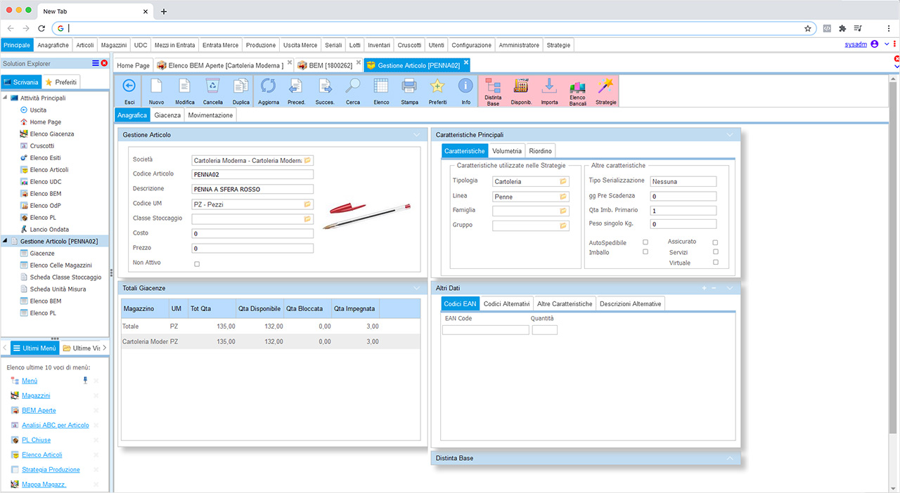 PiperWMS logistics and shipping management interface