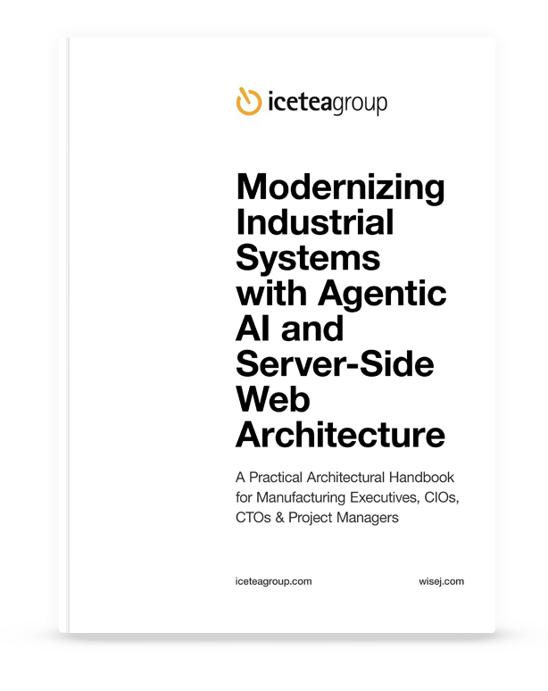 Modernizing Industrial Systems with Agentic AI and Server-Side Web Architecture