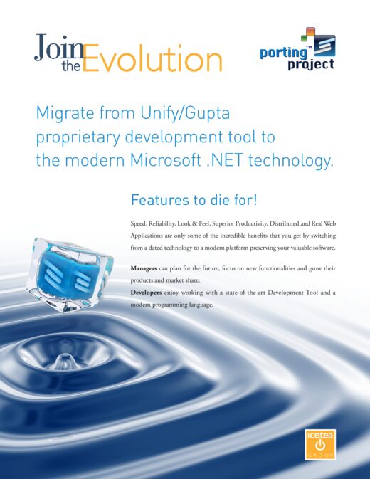 First page of “Join the Evolution”